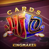 Cards Hi Lo guess layout